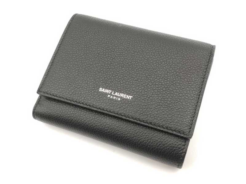 サンローラン買取 三つ折り財布 493788
